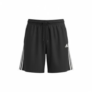 Adidas Men's Black Athletic Shorts with White Stripes 9” Size XL